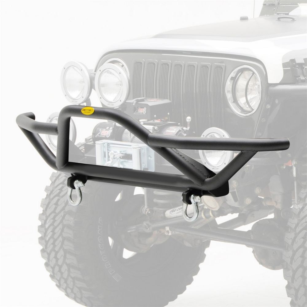 Smitty Bilt Bumper, Src Series, One Piece Design, Uses OE Mounting Hardware, With Stinger, Without Winch Plate, With D-Ring Mounts – 76721