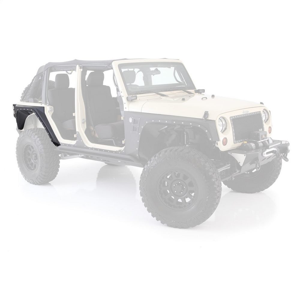 Smitty Bilt Body Corner Guard, Xrc Series, Powder Coated, Black, Steel, Set of 2 – 76882