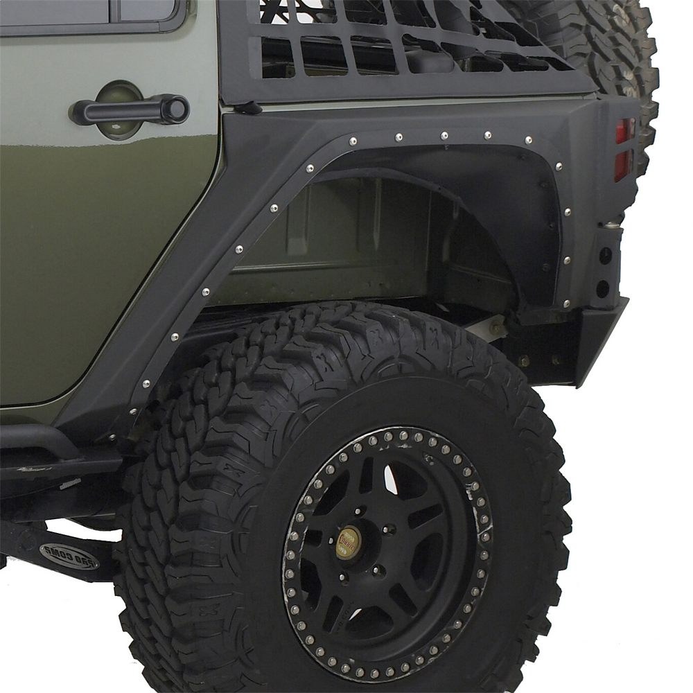 Smitty Bilt Body Corner Guard, Xrc Series, Powder Coated, Black, Steel, Set of 2 – 76882