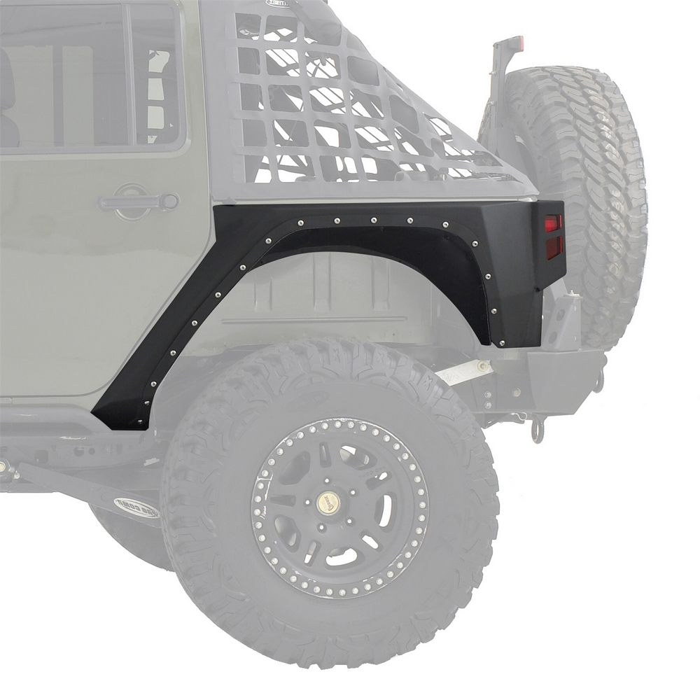 Smitty Bilt Body Corner Guard, Xrc Series, Powder Coated, Black, Steel, Set of 2 – 76882