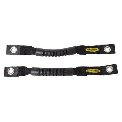 Smitty Bilt Interior Grab Bar, Grab Handle, Jk Extreme, Black, Ballistic Nylon Webbing, Front Pillar, Set of 2 – 769311