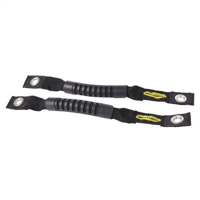Smitty Bilt Interior Grab Bar, Grab Handle, Jk Extreme, Black, Ballistic Nylon Webbing, Front Pillar, Set of 2 – 769311
