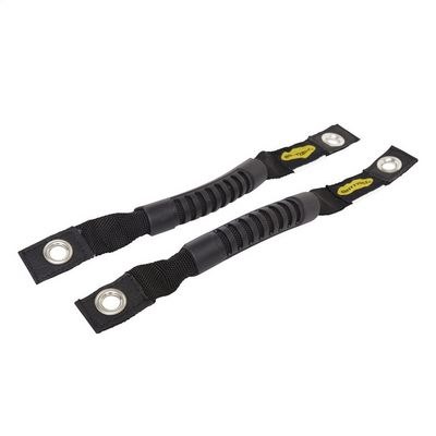 Smitty Bilt Interior Grab Bar, Grab Handle, Jk Extreme, Black, Ballistic Nylon Webbing, Front Pillar, Set of 2 – 769311