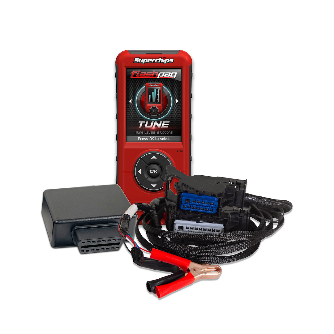 Superchips Computer Programmer, Flashpaq, Performance, Handheld with Navigator Buttons, Reads and Clears Diagnostic Trouble Codes – 2866-F