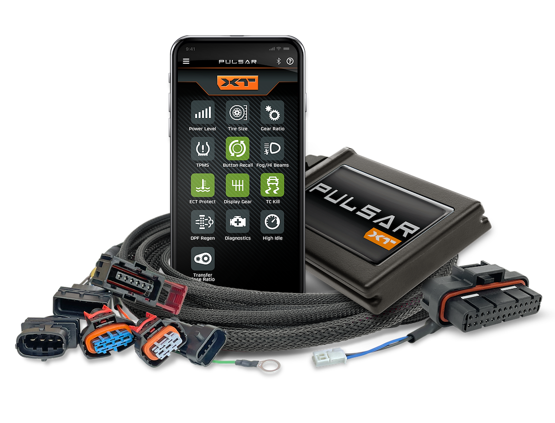 Superchips Computer Chip/ Module, Pulsar Xt, Interface with Phone Application, Performance/ Towing/ Economy, Up to 5 Adjustable Power Levels – 32455