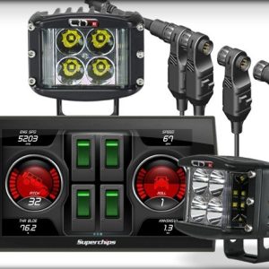 Superchips Power Package Kit, Traildash 3, With Traildash 3/ Lit LED Wide Shot Pods/ Eas Power Switch Kit – 42051-JL-L3