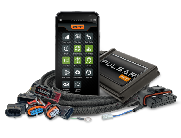 Superchips Computer Chip/ Module, Pulsar Xt, Interface with Phone Application, Performance/ Towing/ Economy, Up to 5 Adjustable Power Levels – 42455