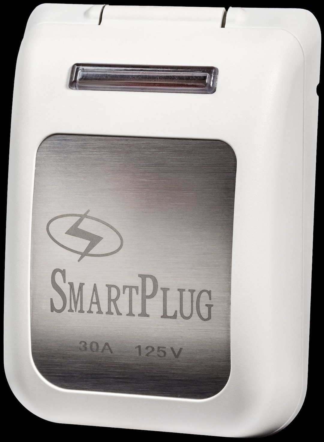 Smart Plug Power Inlet Port, Manual Power Disconnect, 30 Ampere, 125 Volt, Boatside Male Inlet, White, Non-Metallic – B30ASSYPW