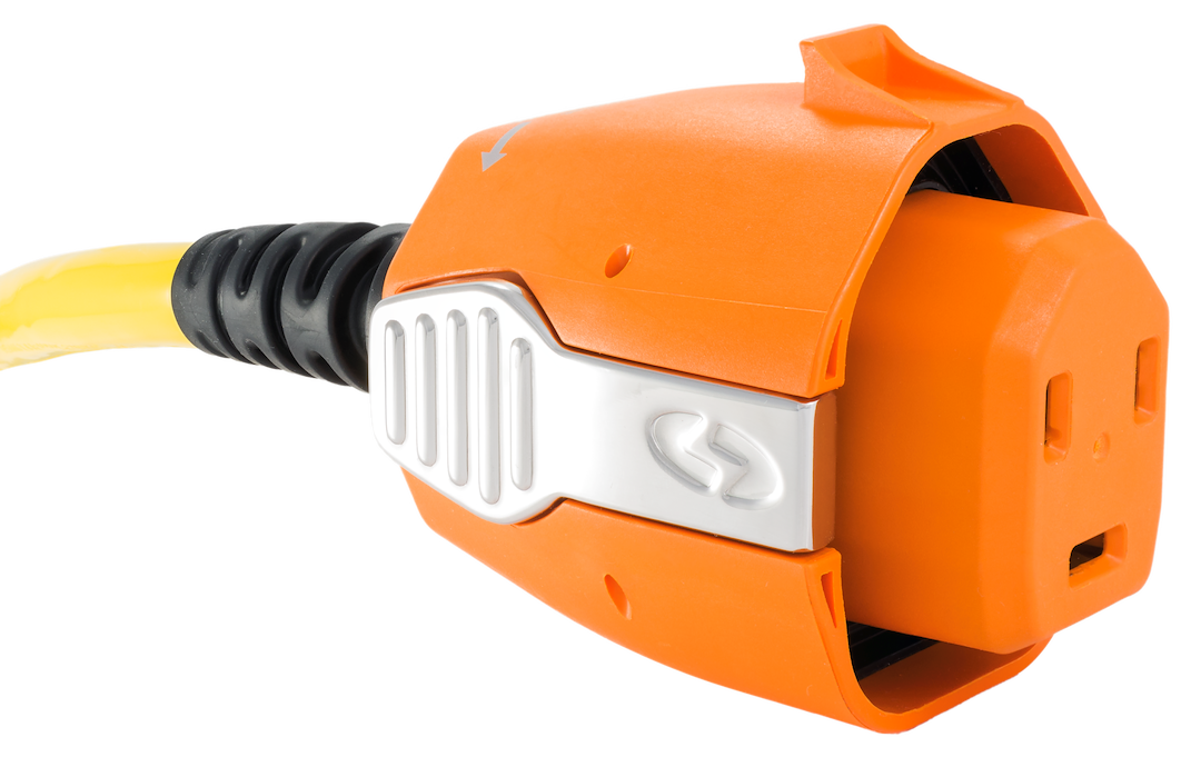 Smart Plug Power Inlet Port, Manual Power Disconnect, 30 Ampere, 125 Volt, Boatside Male Inlet, White, Non-Metallic – B30ASSYPW