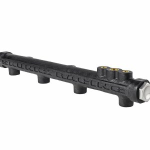 Skunk 2 Fuel Injector Rail, Aluminum, 0.625 Inch Diameter Bore, 8 AN Inlet and 8 AN Outlet – 350-05-5000