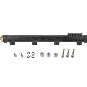 Skunk 2 Fuel Injector Rail, Aluminum, 0.625 Inch Diameter Bore, 8 AN Inlet and 8 AN Outlet – 350-05-5000