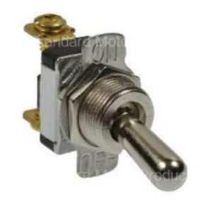 Standard Motor Products Multi Purpose Switch, 12 Volt/ 6 Volt, 35 Amp, Toggle, Round, Non-Lighted, Silver, Without Safety Cover – DS-126