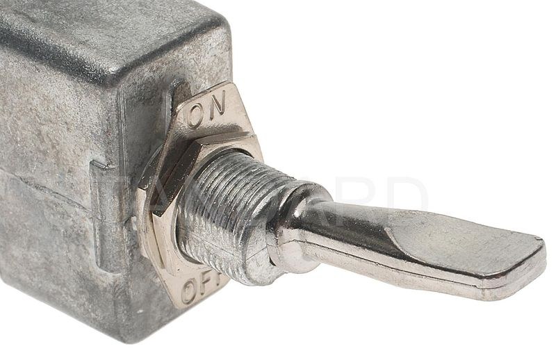 Standard Motor Products Multi Purpose Switch, 12 Volt/ 24 Volt, 50 Amp, Toggle, Flat Lever, Non-Lighted, Silver, Without Safety Cover – DS-167