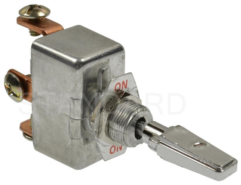 Standard Motor Products Multi Purpose Switch, 12 Volt/ 24 Volt, 50 Amp, Toggle, Flat Lever, Non-Lighted, Silver, Without Safety Cover – DS-194