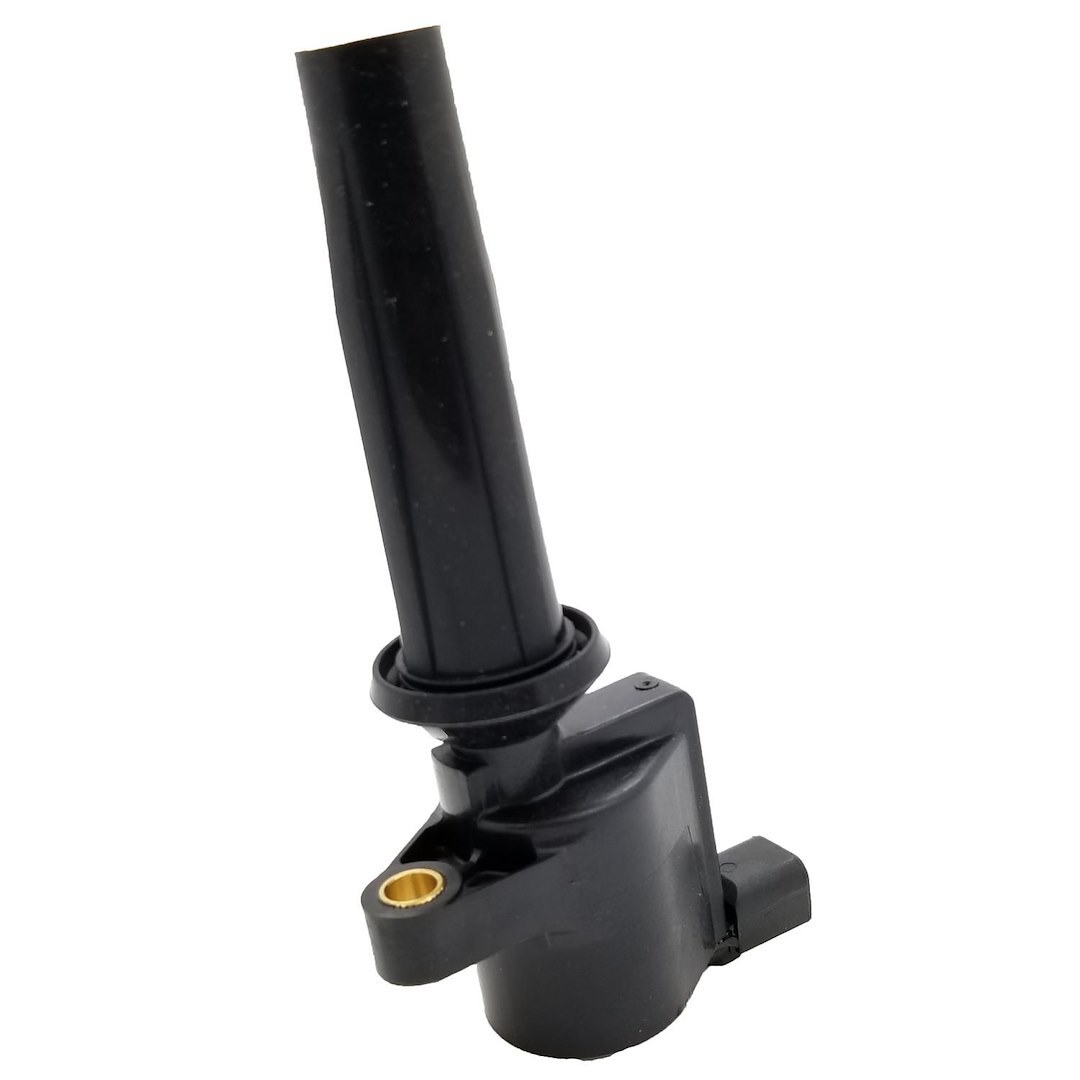 Standard Motor Products Ignition Coil, T Series, 12 Volt, 2 Male Blade Terminal, Female Connector, Black, With Mounting Bracket – FD505T