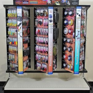Standard Motor Products Point of Purchase Display, Handypack ®, Electrical Parts Display, Triple Spinning Rack – HP50