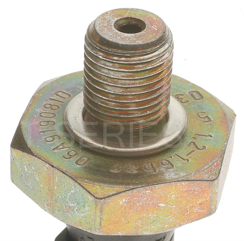 Standard Motor Products Gauge Sending Unit, T Series, 1 Pin Terminal, Female, Long Design, Black with White DOT – PS297T