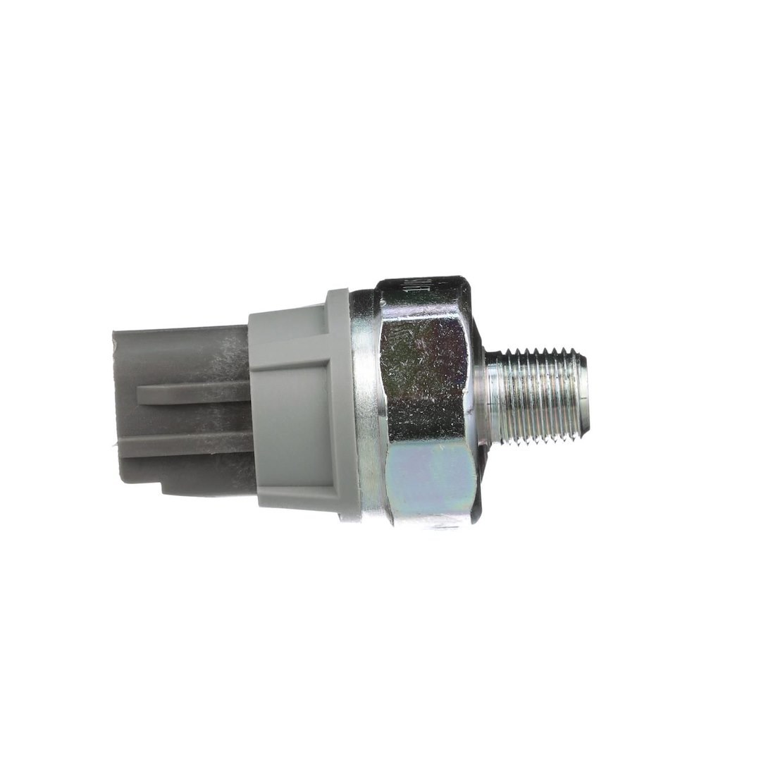 Standard Motor Products Oil Pressure Switch, T Series, Male Blade Terminal, Screw-IN Type Female Connector, Silver, Aluminum/ Plastic – PS445T