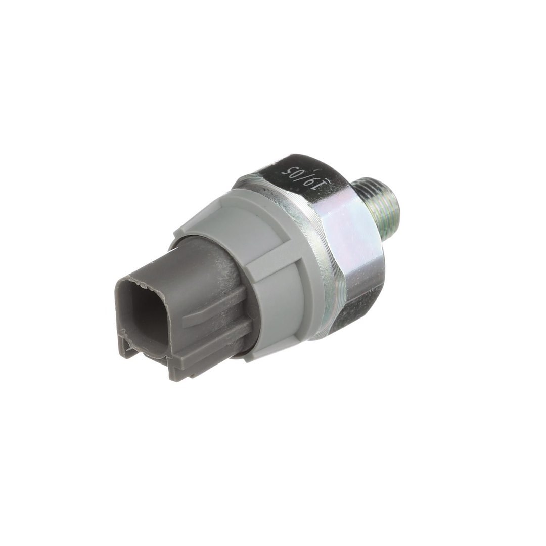 Standard Motor Products Oil Pressure Switch, T Series, Male Blade Terminal, Screw-IN Type Female Connector, Silver, Aluminum/ Plastic – PS445T