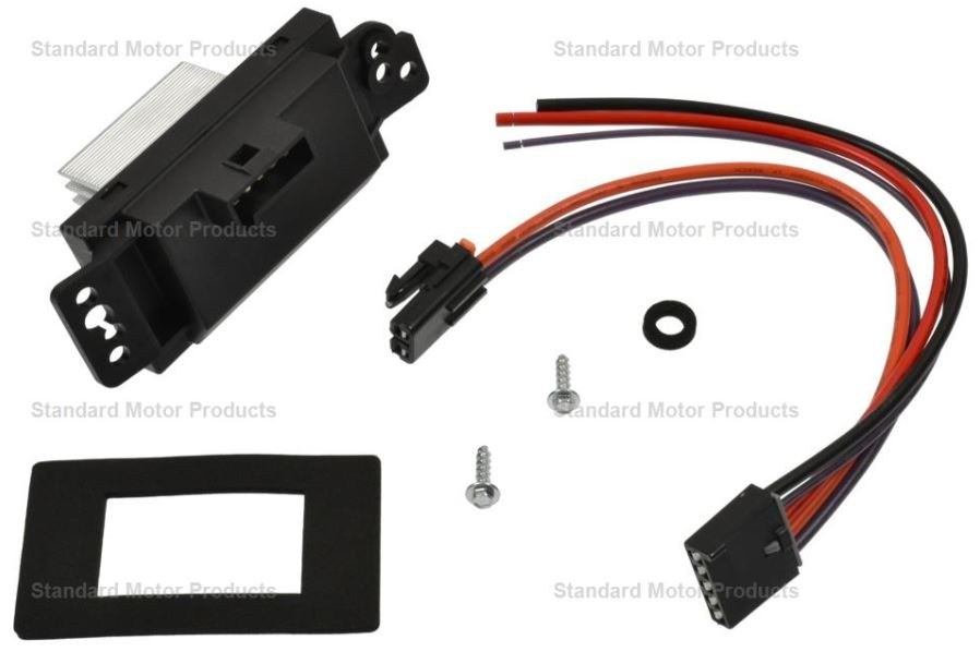 Standard Motor Products Heater Fan Motor Resistor, Module, 5 Blade Terminal, 2 Hole Mount – RU-631