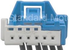 Standard Motor Products HVAC Wiring Harness Connector, With Heat Shrink Tubing/ Pigtail, 6 Female Blade Terminals – S2487