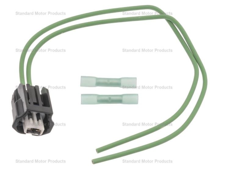 Standard Motor Products Diesel Fuel Injector Pump Connector, 2 Blade Female Terminal, With Connector/ Pigtail/ Butt Connectors – S2496