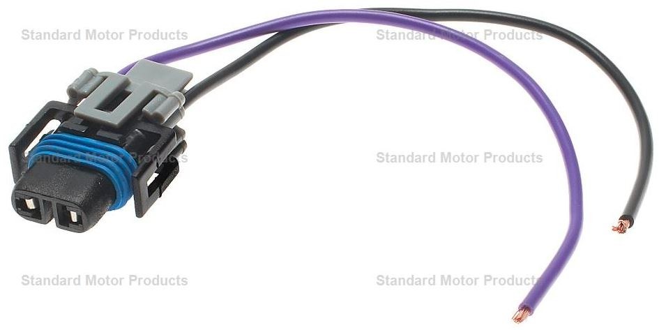 Standard Motor Products Cornering Light Connector, 2 Terminal, Female, Black/Gray and Blue, Slotted Guide – S-553