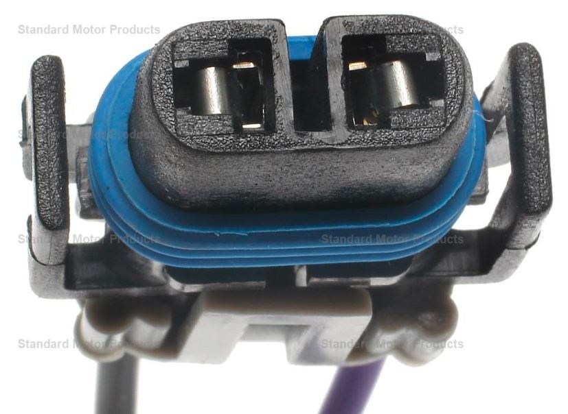 Standard Motor Products Cornering Light Connector, 2 Terminal, Female, Black/Gray and Blue, Slotted Guide – S-553