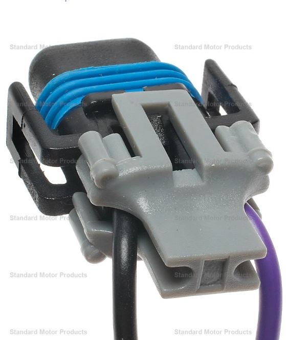 Standard Motor Products Cornering Light Connector, 2 Terminal, Female, Black/Gray and Blue, Slotted Guide – S-553