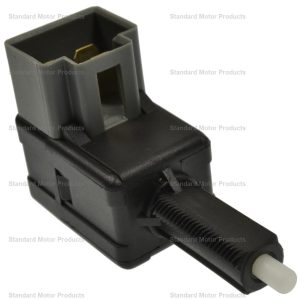 Standard Motor Products Brake Light Switch, 4 Blade Terminals, 12 Volt, Black/ Gray, Plastic, With Mounting Brackets – SLS-514