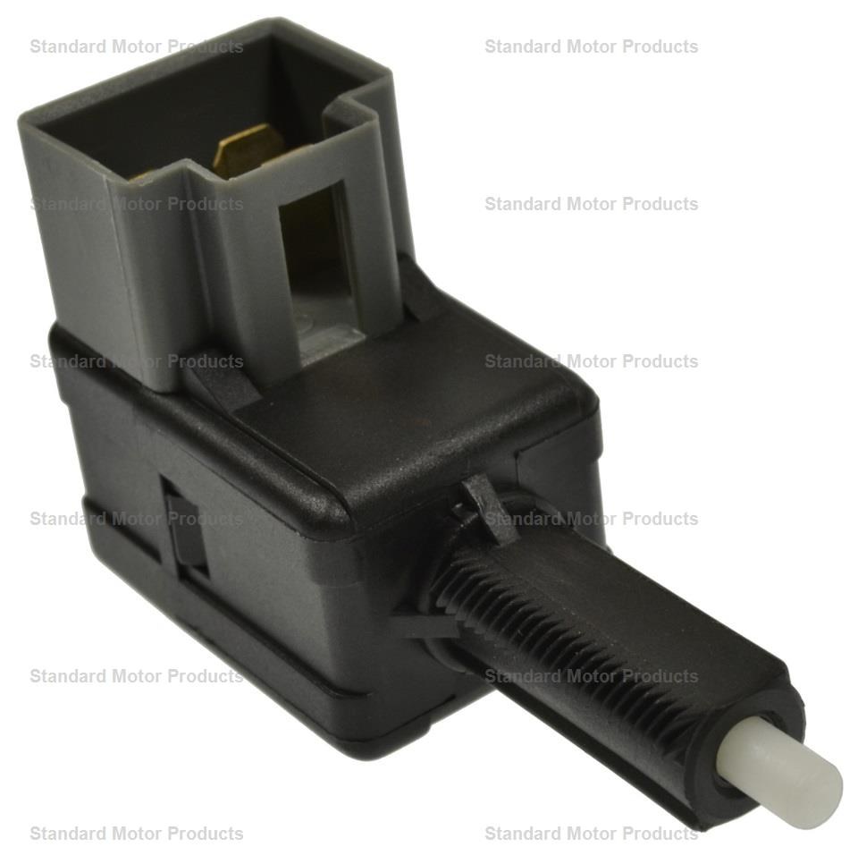 Standard Motor Products Brake Light Switch, 4 Blade Terminals, 12 Volt, Black/ Gray, Plastic, With Mounting Brackets – SLS-514
