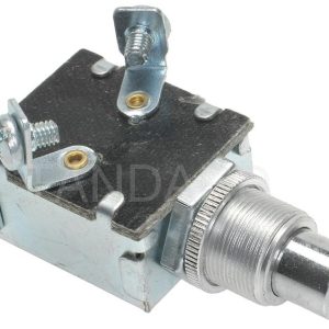 Standard Motor Products Push Button Switch, Momentary Switch, Panel Mount, Silver Button – SSB-2
