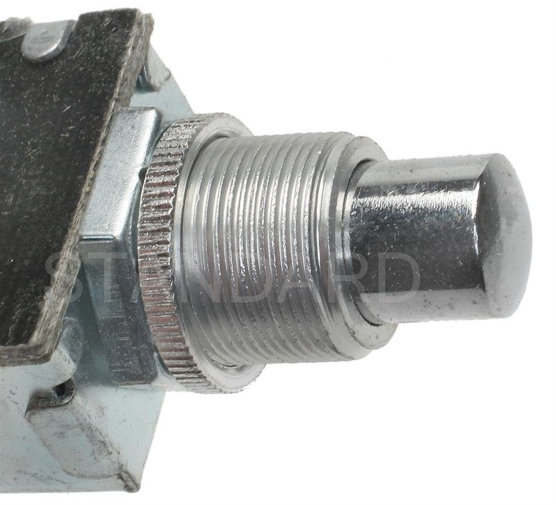 Standard Motor Products Push Button Switch, Momentary Switch, Panel Mount, Silver Button – SSB-2
