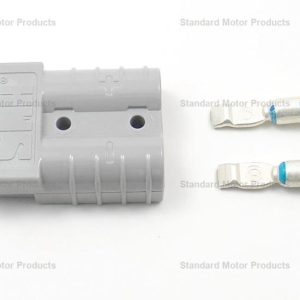 Standard Motor Products Battery Connector, Safe-Mate ®, Silver Plated Copper Contacts with Blue Rings, 50 Amp, 6 Gauge, Gray – SST308