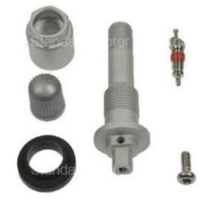 Standard Motor Products Tire Pressure Monitoring System – TPMS Sensor Valve Stem, Silver, Metal, Single – TPM2012VK
