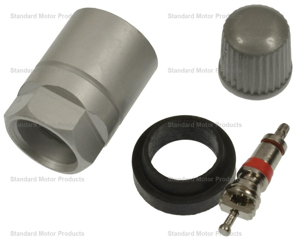 Standard Motor Products Tire Pressure Monitoring System – TPMS Sensor Service Kit, With Cap/ Retaining Nut/ Seal/ Valve Core/ Washer – TPM3004K4