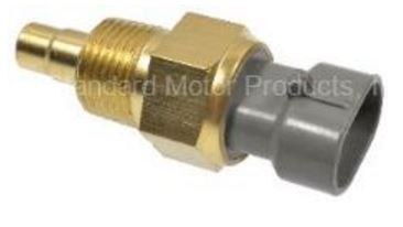 Standard Motor Products Coolant Temperature Sensor, Single Male Blade Terminal, 3/8 – 18 Thread, Black/ Gold – TS-253
