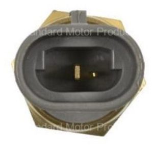 Standard Motor Products Coolant Temperature Sensor, Single Male Blade Terminal, 3/8 – 18 Thread, Black/ Gold – TS-253