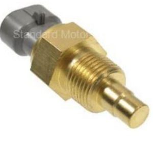Standard Motor Products Coolant Temperature Sensor, Single Male Blade Terminal, 3/8 – 18 Thread, Black/ Gold – TS-253