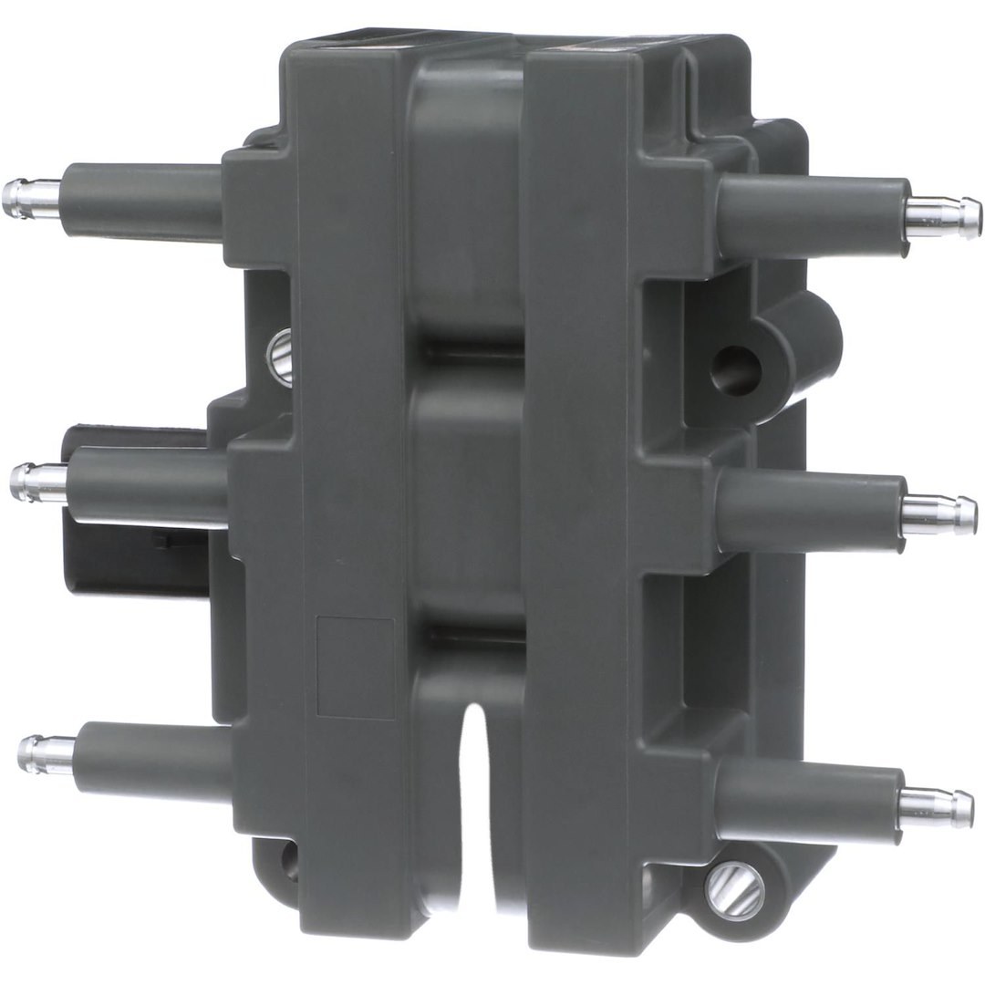 Standard Motor Products Ignition Coil, T Series, 12 Volt, Electronic Ignition Type, 4 Male Blade Terminal, Female Connector, Black – UF305T