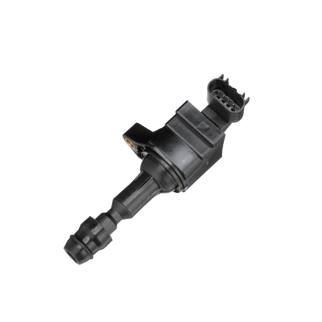Standard Motor Products Ignition Coil, T Series, 12 Volt, Coil on Plug, Electronic Coil Type, 4 Male Blade Terminal, Female Connector, Black – UF491T