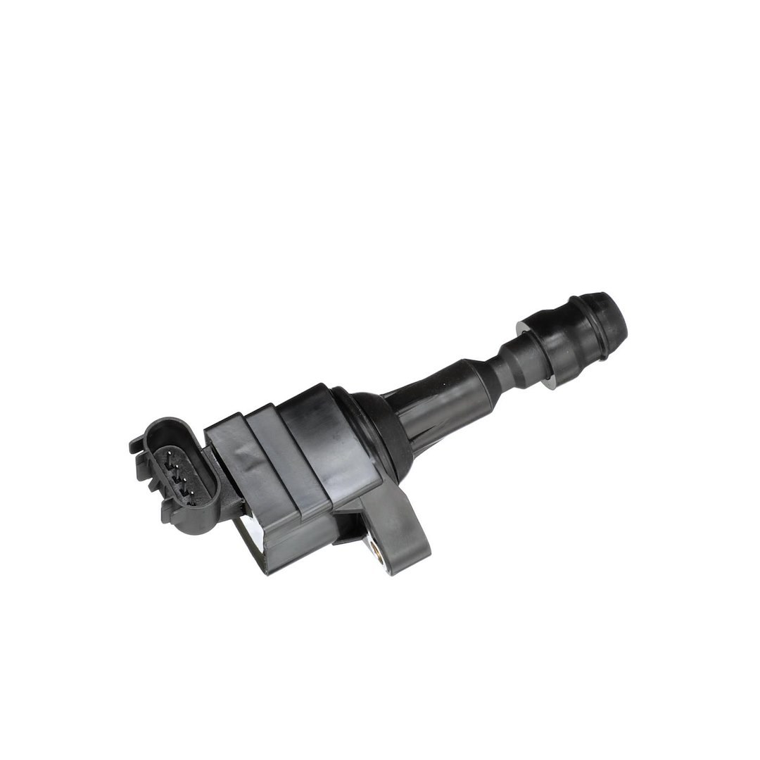 Standard Motor Products Ignition Coil, T Series, 12 Volt, Coil on Plug, Electronic Coil Type, 4 Male Blade Terminal, Female Connector, Black – UF491T