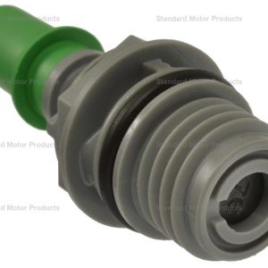 Standard Motor Products PCV Valve, M20 X 2.5 Thread Size, 0.33 Inch Inlet/ 0.27 Inch Outlet Diameter, Straight, Gray/ Green, Plastic – V583