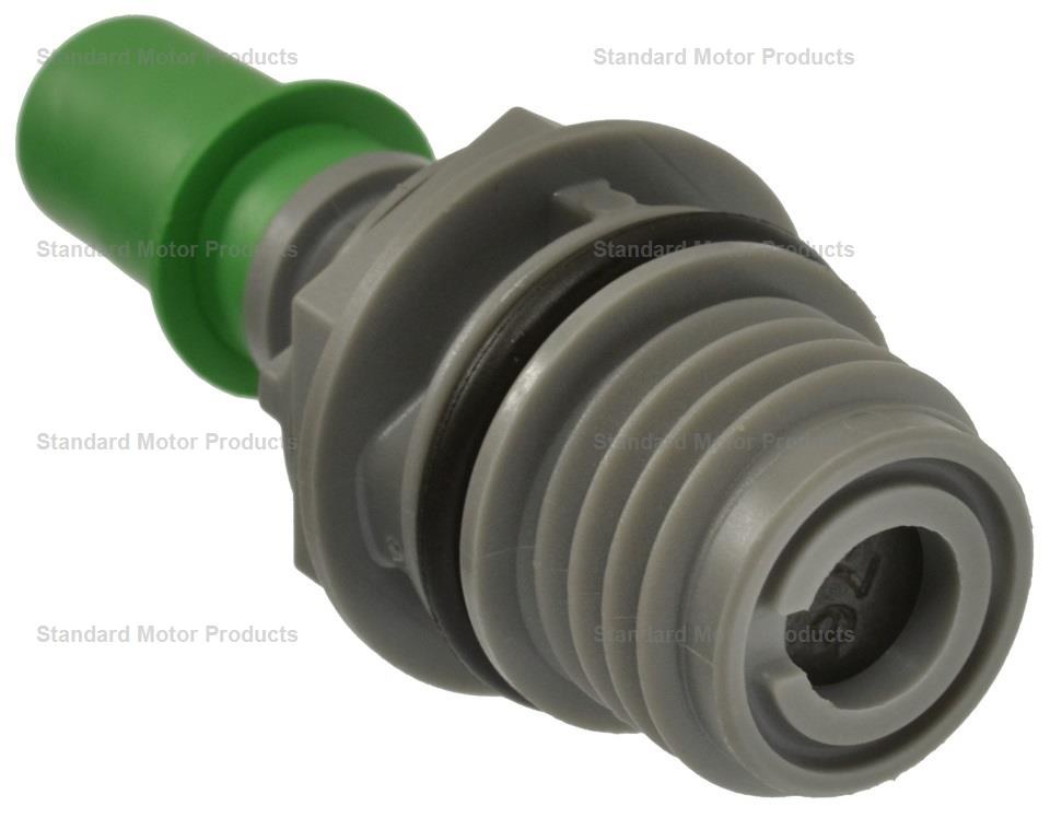 Standard Motor Products PCV Valve, M20 X 2.5 Thread Size, 0.33 Inch Inlet/ 0.27 Inch Outlet Diameter, Straight, Gray/ Green, Plastic – V583