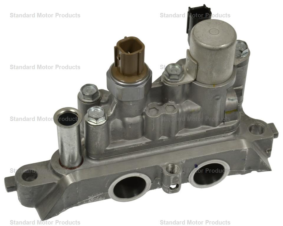 Standard Motor Products Variable Valve Timing Solenoid, 12 Volt, Bolt-On Connector, 3 Blade Terminals, Metal/ Plastic Housing – VVT282