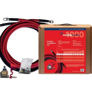 Samlex Amer Power Inverter Installation Kit, Use to Install 12 Volt/600 to 1000 Watt and 24 Volt/1200 to 2000 Watt Power Inverter – DC-1000-KIT
