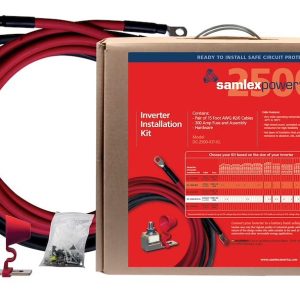 Samlex Amer Power Inverter Installation Kit, Use to Install 12 Volt/1700 to 2500 Watt and 24 Volt/3400 to 5000 Watt Power Inverter – DC-2500-KIT-XL