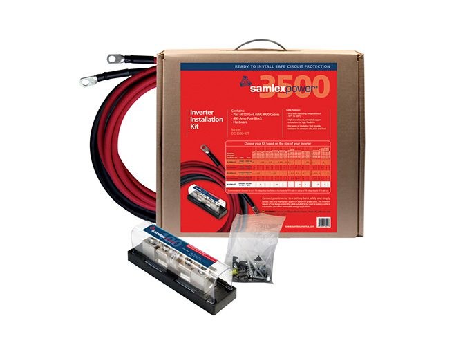 Samlex Amer Power Inverter Installation Kit, Use to Install 12 Volt/2500 to 3500 Watt and 24 Volt/5000 to 7000 Watt Power Inverter – DC-3500-KIT