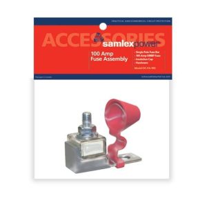 Samlex Amer Fuse Block, 58 Volt DC Max/100 Amp, Weatherproof, Battery Circuits – DC-FA-100