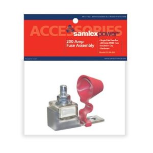 Samlex Amer Fuse Block, 58 Volt DC Max/200 Amp, Weatherproof, Battery Circuits – DC-FA-200